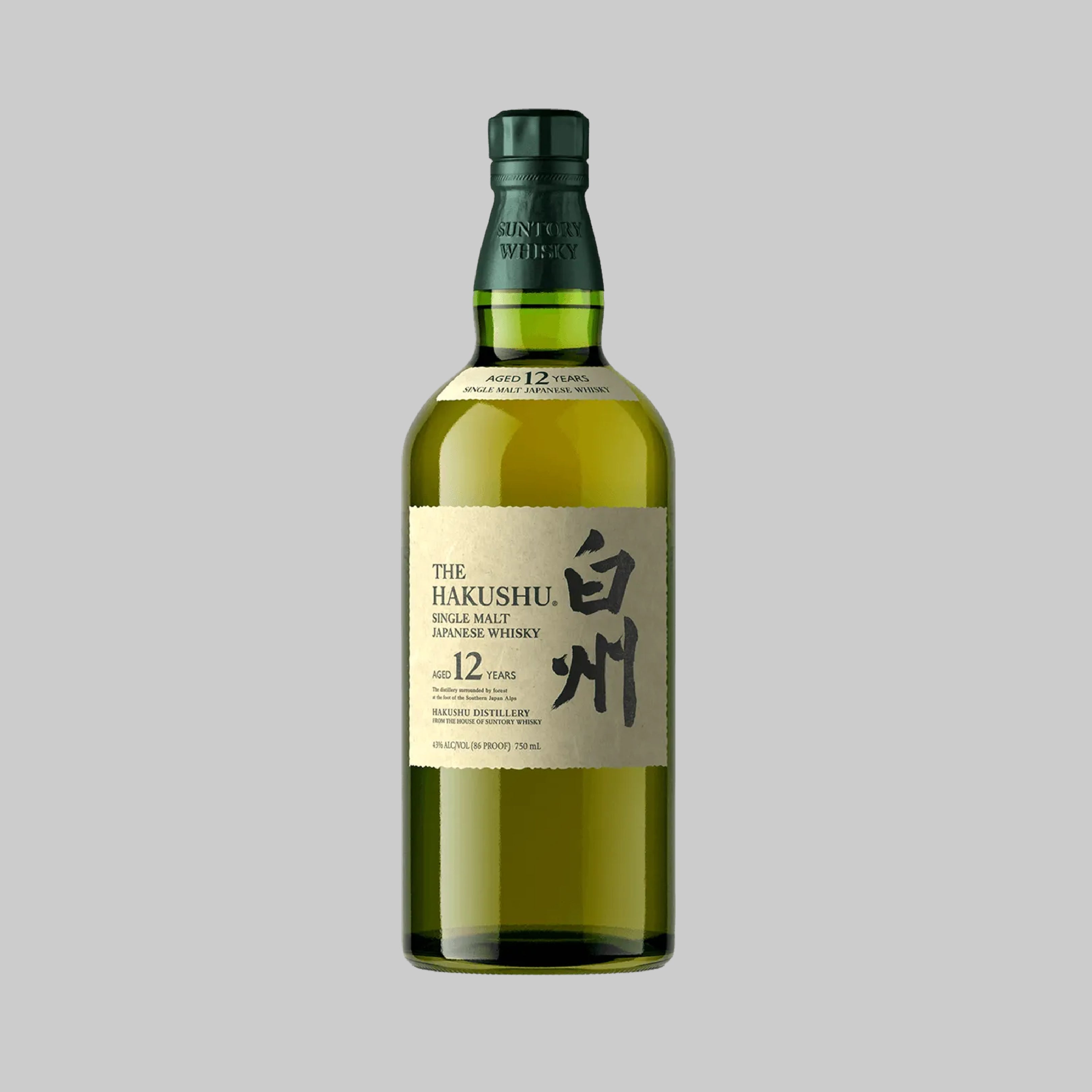 Suntory Hakushu 12 Years Single Malt Whisky 700ml 43.0% | TIME2DRINK